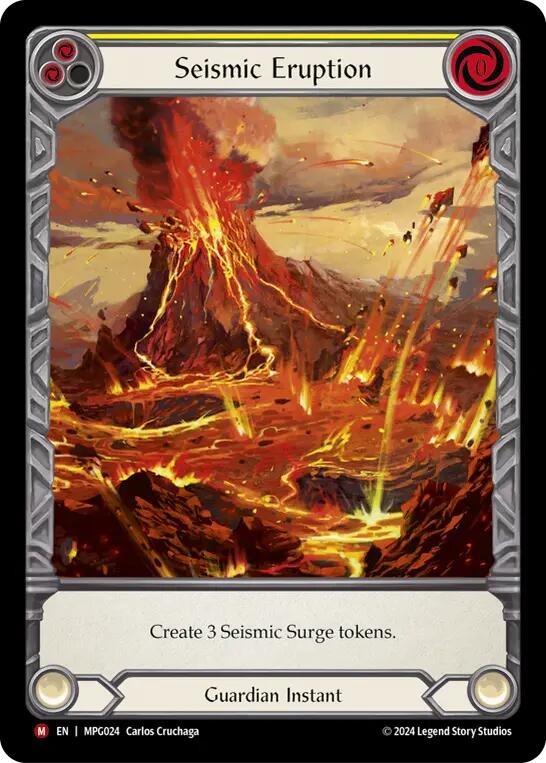 Seismic Eruption (Extended Art) [MPG024] (Mastery Pack Guardian)  Rainbow Foil | Good Games North