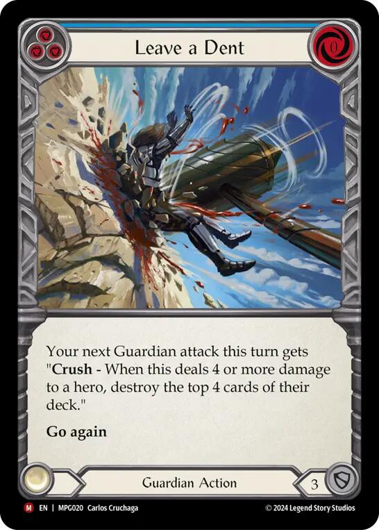 Leave a Dent [MPG020] (Mastery Pack Guardian)  Rainbow Foil | Good Games North