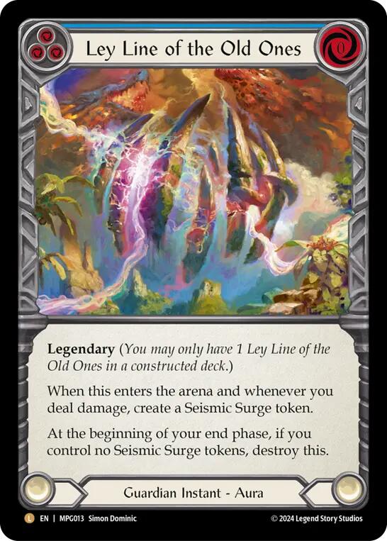 Ley Line of the Old Ones [MPG013] (Mastery Pack Guardian)  Rainbow Foil | Good Games North