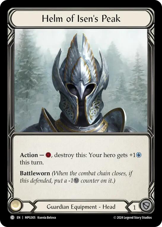 Helm of Isen's Peak [MPG005] (Mastery Pack Guardian) | Good Games North