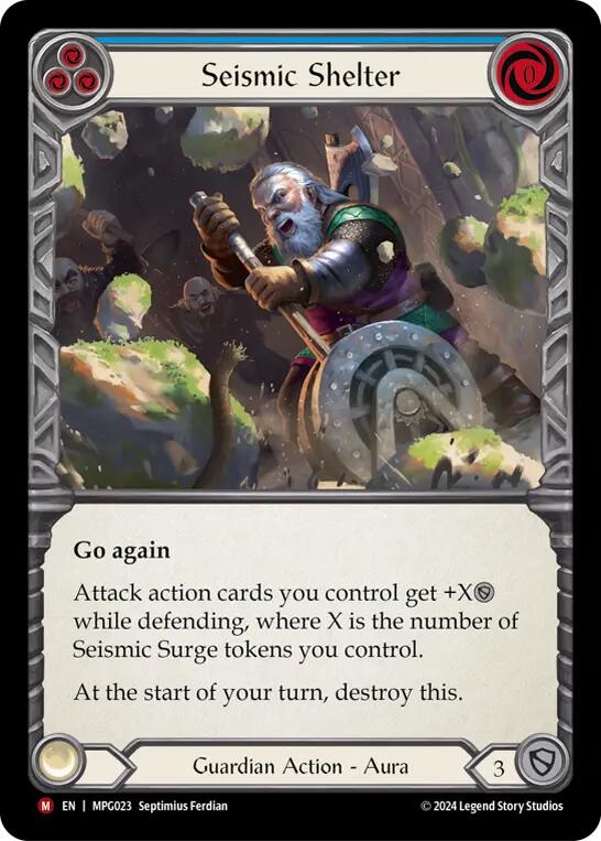 Seismic Shelter [MPG023] (Mastery Pack Guardian)  Rainbow Foil | Good Games North