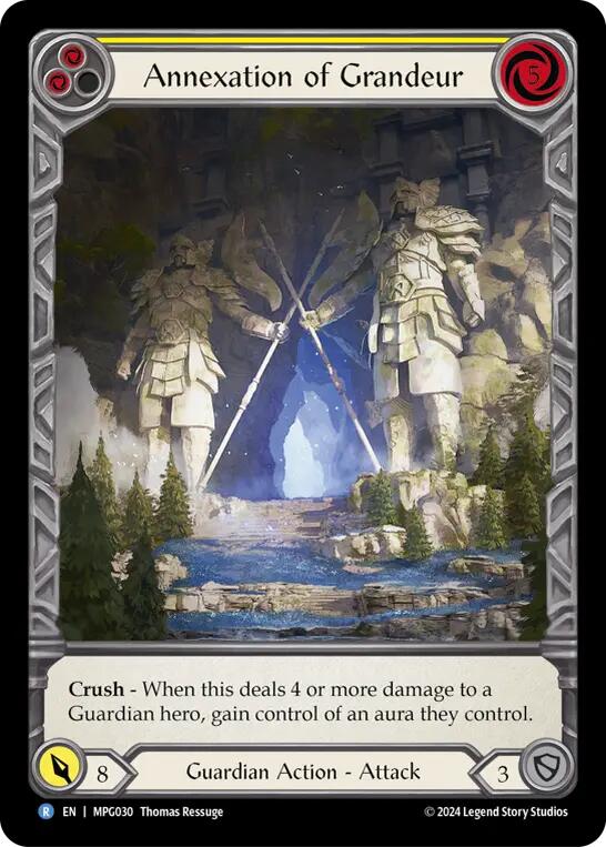 Annexation of Grandeur (Extended Art) [MPG030] (Mastery Pack Guardian)  Rainbow Foil | Good Games North