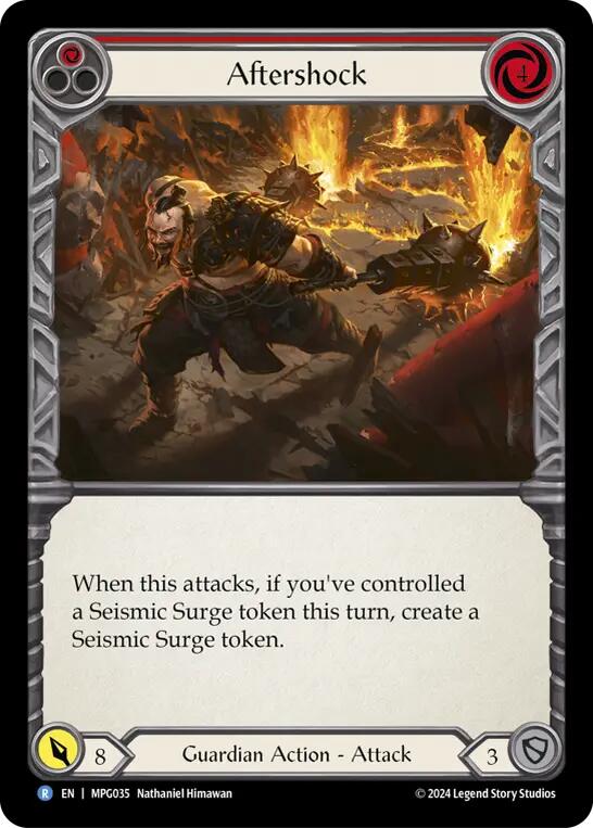 Aftershock (Red) [MPG035] (Mastery Pack Guardian)  Rainbow Foil | Good Games North