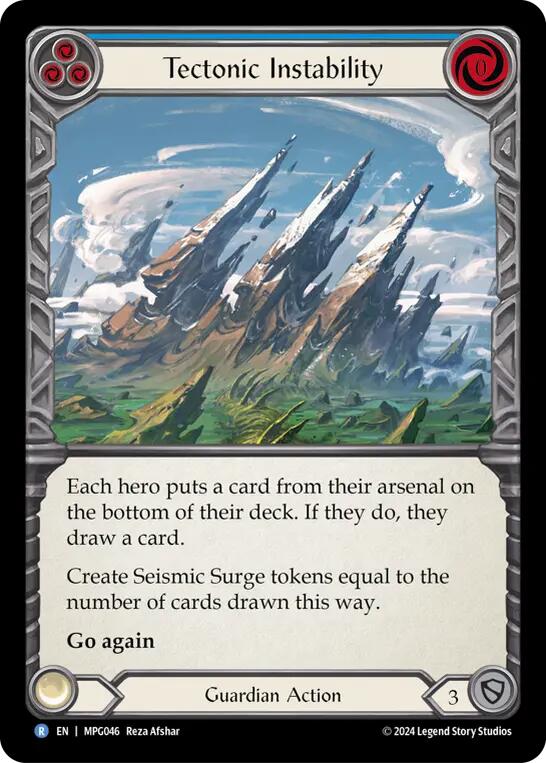 Tectonic Instability [MPG046] (Mastery Pack Guardian)  Rainbow Foil | Good Games North