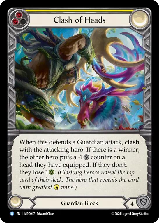 Clash of Heads [MPG047] (Mastery Pack Guardian)  Rainbow Foil | Good Games North