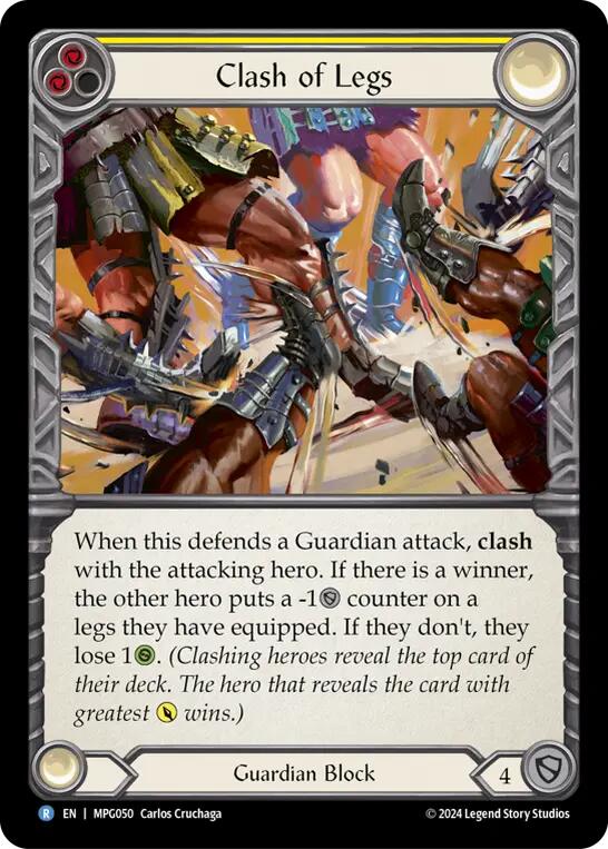 Clash of Legs [MPG050] (Mastery Pack Guardian)  Rainbow Foil | Good Games North
