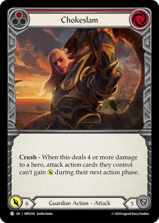 Chokeslam (Red) [MPG058] (Mastery Pack Guardian) | Good Games North