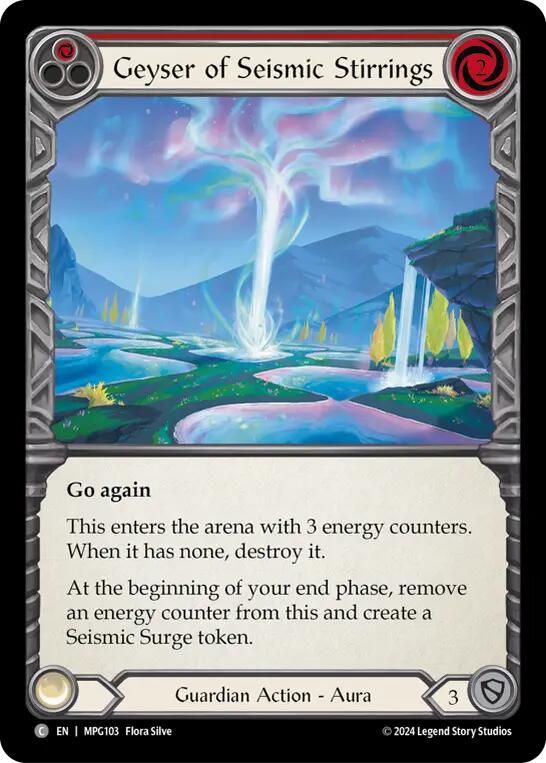 Geyser of Seismic Stirrings (Red) [MPG103] (Mastery Pack Guardian) | Good Games North