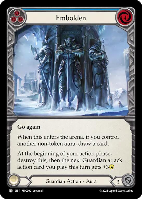 Embolden (Blue) [MPG099] (Mastery Pack Guardian) | Good Games North