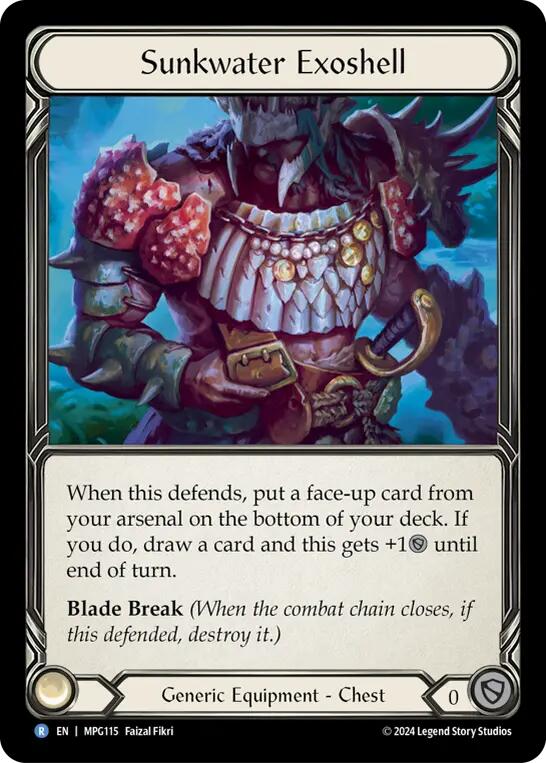 Sunkwater Exoshell [MPG115] (Mastery Pack Guardian) | Good Games North