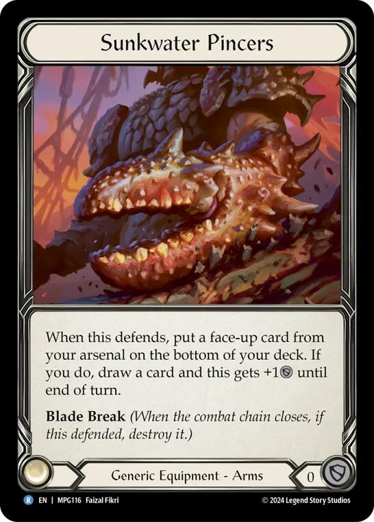 Sunkwater Pincers [MPG116] (Mastery Pack Guardian) | Good Games North