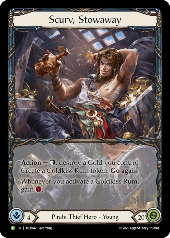 Scurv, Stowaway [HER142] (Promo)  Rainbow Foil | Good Games North