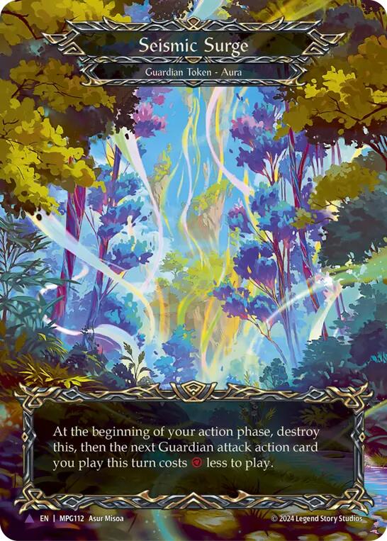 Seismic Surge (Forest) (Marvel) [MPG112] (Mastery Pack Guardian)  Cold Foil | Good Games North