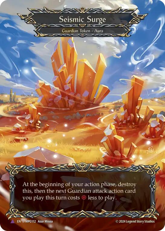 Seismic Surge (Crystal) (Marvel) [MPG112] (Mastery Pack Guardian)  Cold Foil | Good Games North