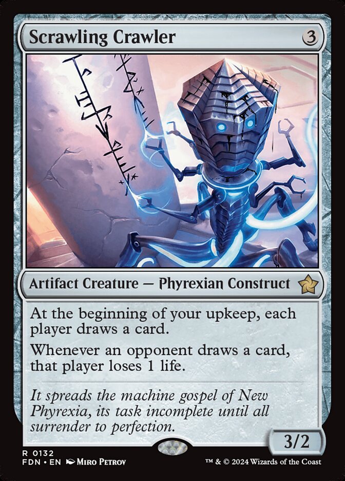 Scrawling Crawler 132 (Foundations)  - Foil | Good Games North