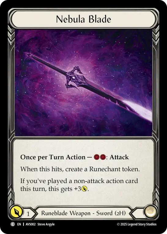 Nebula Blade [AVS002] (Armory Deck: Legends Viserai) | Good Games North