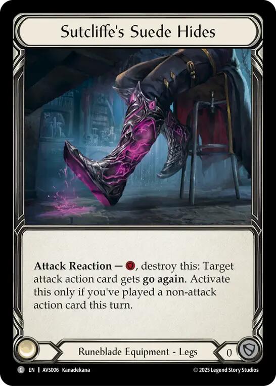 Sutcliffe's Suede Hides [AVS006] (Armory Deck: Legends Viserai) | Good Games North