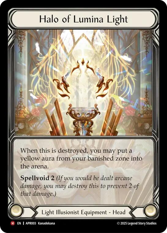 Halo of Lumina Light [APR003] (Armory Deck: Legends Prism)  Cold Foil | Good Games North