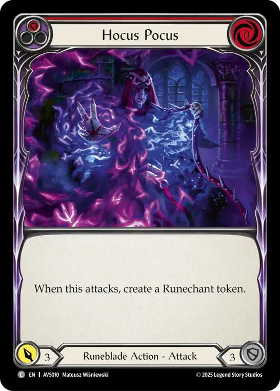 Hocus Pocus (Red) [AVS010] (Armory Deck: Legends Viserai) | Good Games North