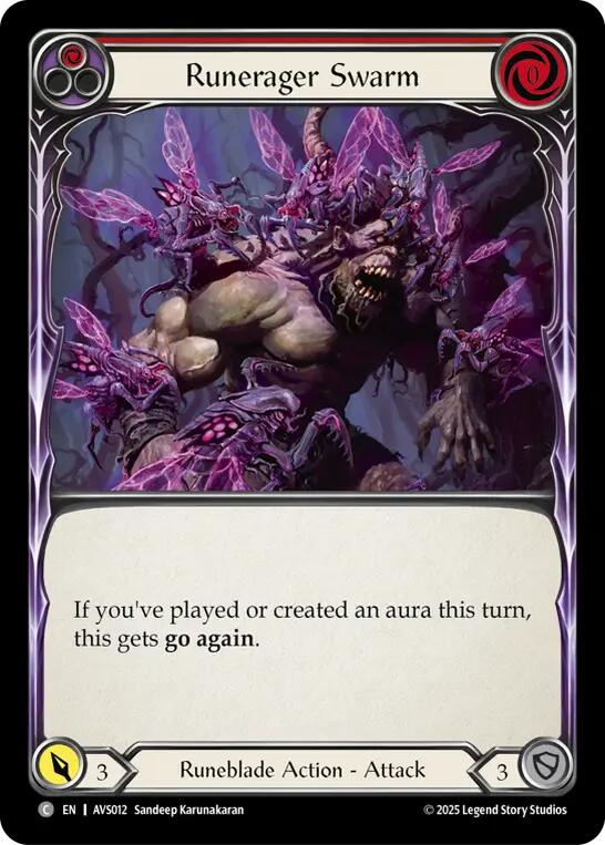 Runerager Swarm (Red) [AVS012] (Armory Deck: Legends Viserai) | Good Games North
