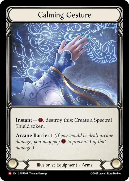Calming Gesture [APR005] (Armory Deck: Legends Prism) | Good Games North