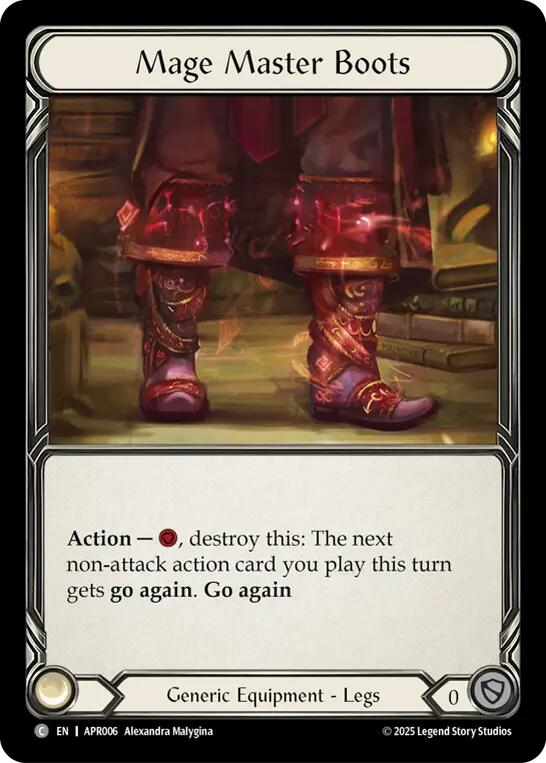 Mage Master Boots [APR006] (Armory Deck: Legends Prism) | Good Games North
