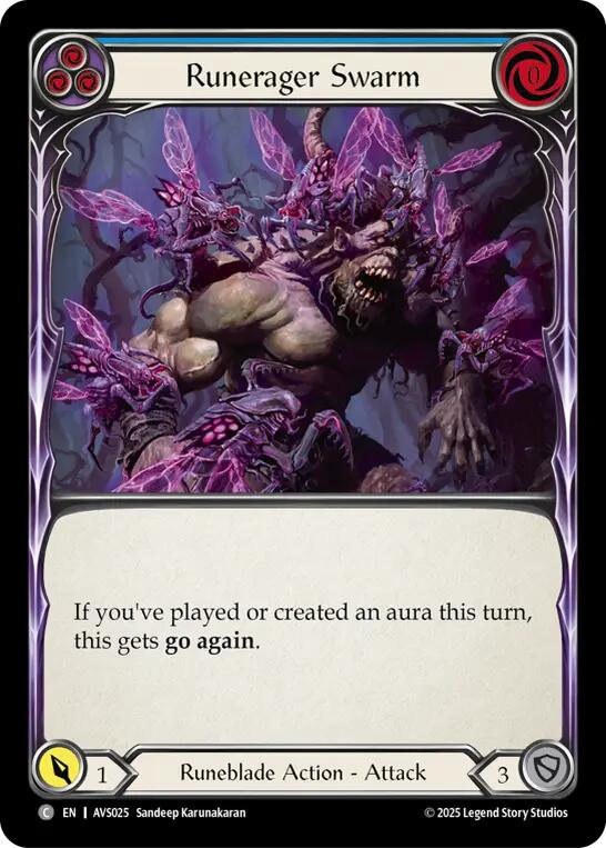 Runerager Swarm (Blue) [AVS025] (Armory Deck: Legends Viserai) | Good Games North
