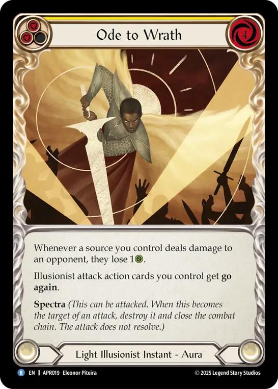 Ode to Wrath [APR019] (Armory Deck: Legends Prism) | Good Games North