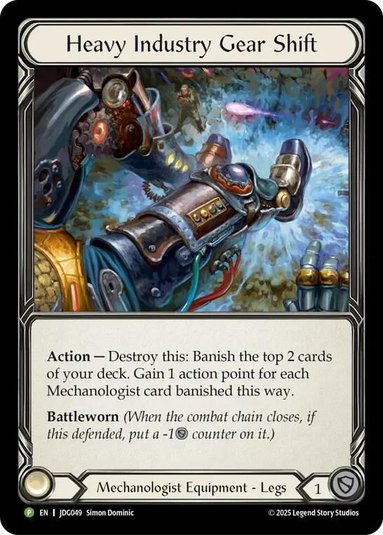 Heavy Industry Gear Shift [JDG049] (Promo)  Cold Foil | Good Games North