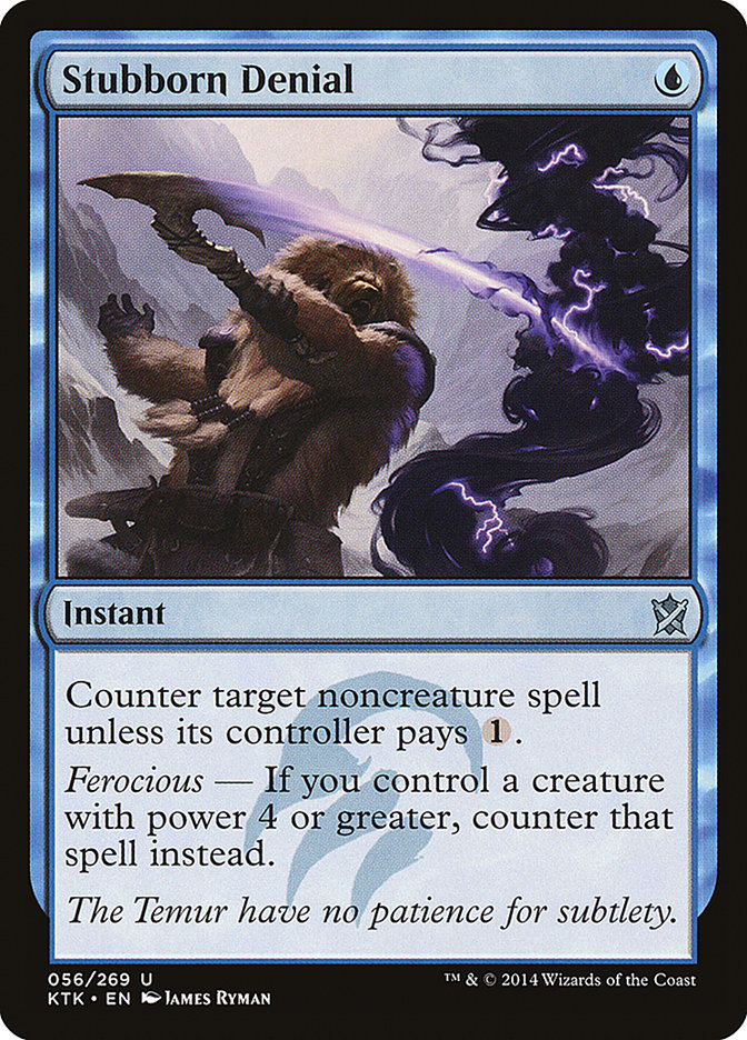 Stubborn Denial (Khans of Tarkir)  - Foil | Good Games North