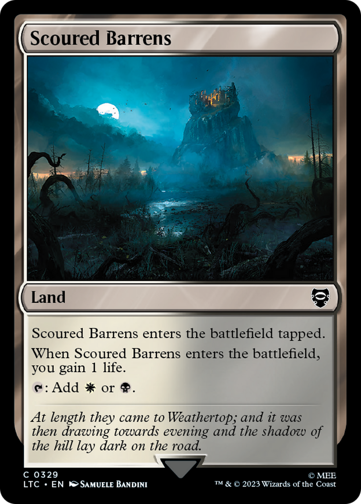 Scoured Barrens [The Lord of the Rings: Tales of Middle-Earth Commander] | Good Games North