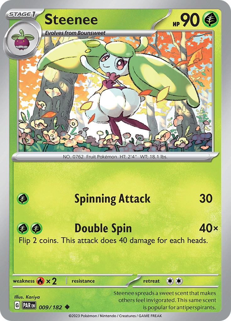 Steenee (009/182) [Scarlet & Violet: Paradox Rift] | Good Games North