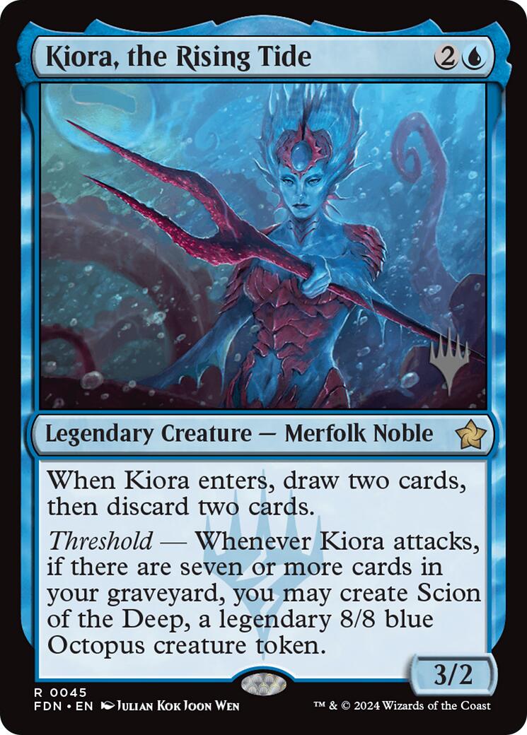 Kiora, the Rising Tide [Edge of Eternities Promo Pack] | Good Games North