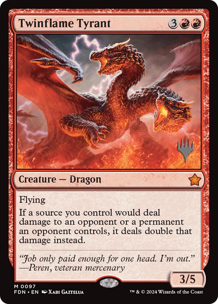 Twinflame Tyrant [Edge of Eternities Promo Pack] | Good Games North