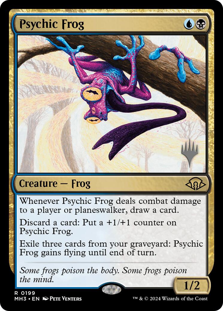 Psychic Frog [Edge of Eternities Promo Pack] | Good Games North