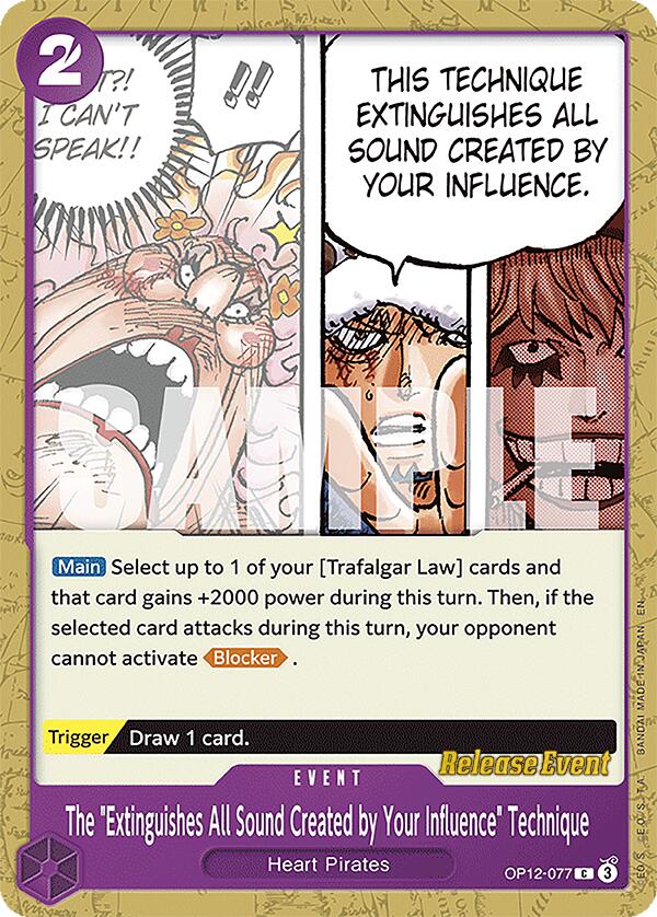 The "Extinguishes All Sound Created by Your Influence" Technique [Legacy of the Master Release Event Cards] | Good Games North