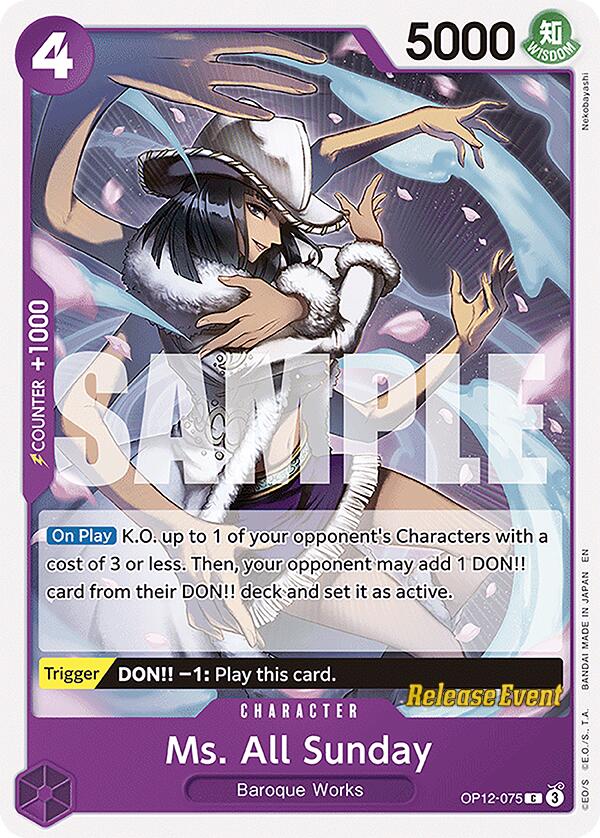 Ms. All Sunday [Legacy of the Master Release Event Cards] | Good Games North