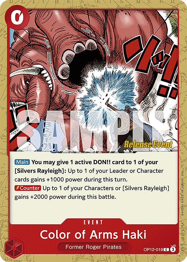 Color of Arms Haki [Legacy of the Master Release Event Cards] | Good Games North