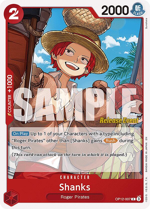 Shanks [Legacy of the Master Release Event Cards] | Good Games North