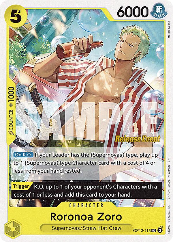 Roronoa Zoro [Legacy of the Master Release Event Cards] | Good Games North