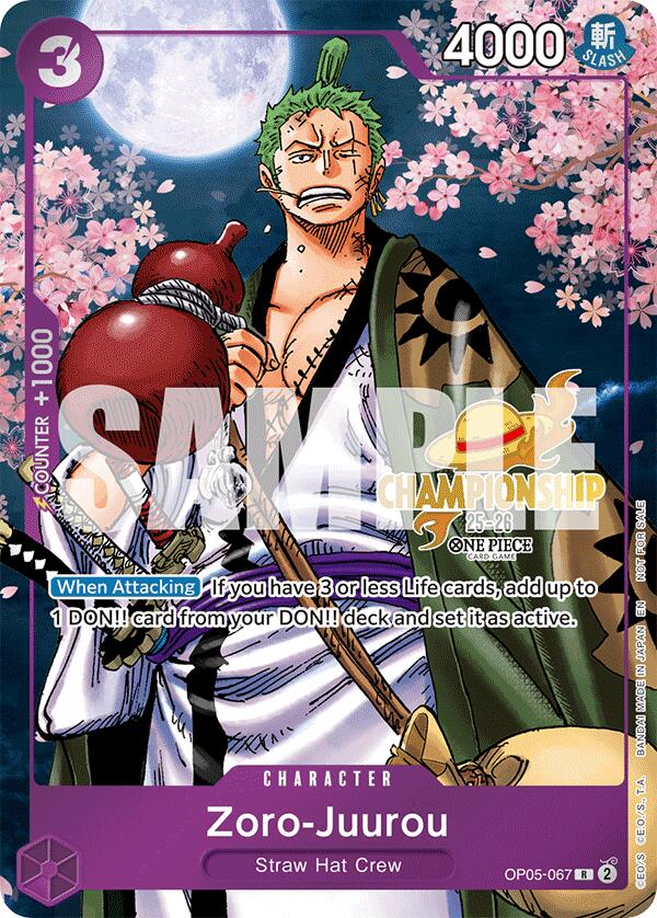 Zoro-Juurou (CS 25-26 Event Pack) [One Piece Promotion Cards] | Good Games North