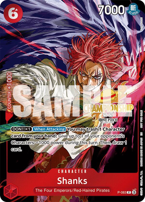 Shanks (CS 25-26 Event Pack) [One Piece Promotion Cards] | Good Games North