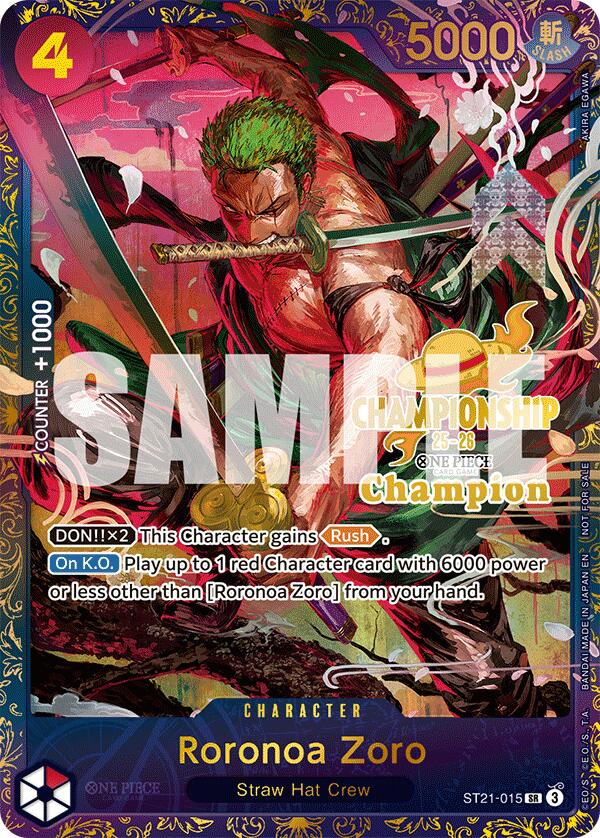 Roronoa Zoro (CS 25-26 1st Place) [One Piece Promotion Cards] | Good Games North