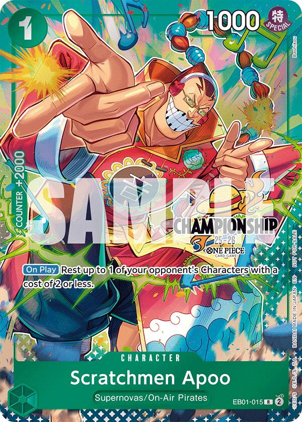 Scratchmen Apoo (CS 25-26 Celebration Pack) [One Piece Promotion Cards] | Good Games North