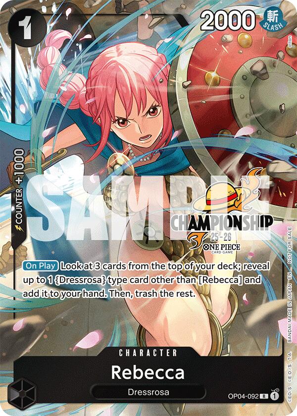 Rebecca (CS 25-26 Celebration Pack) [One Piece Promotion Cards] | Good Games North