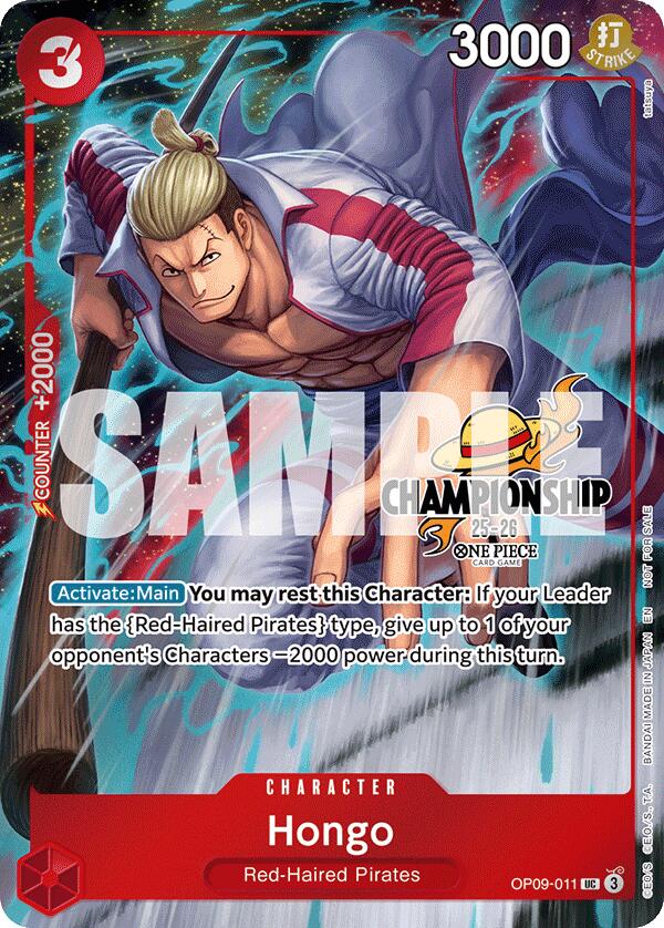 Hongo (CS 25-26 Celebration Pack) [One Piece Promotion Cards] | Good Games North