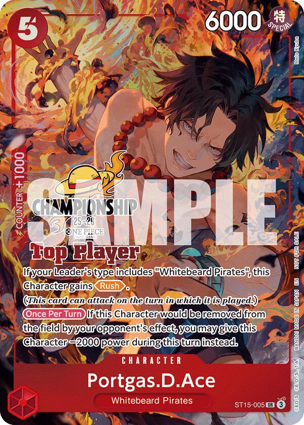 Portgas.D.Ace (CS 25-26 Top Player Pack) [One Piece Promotion Cards] | Good Games North