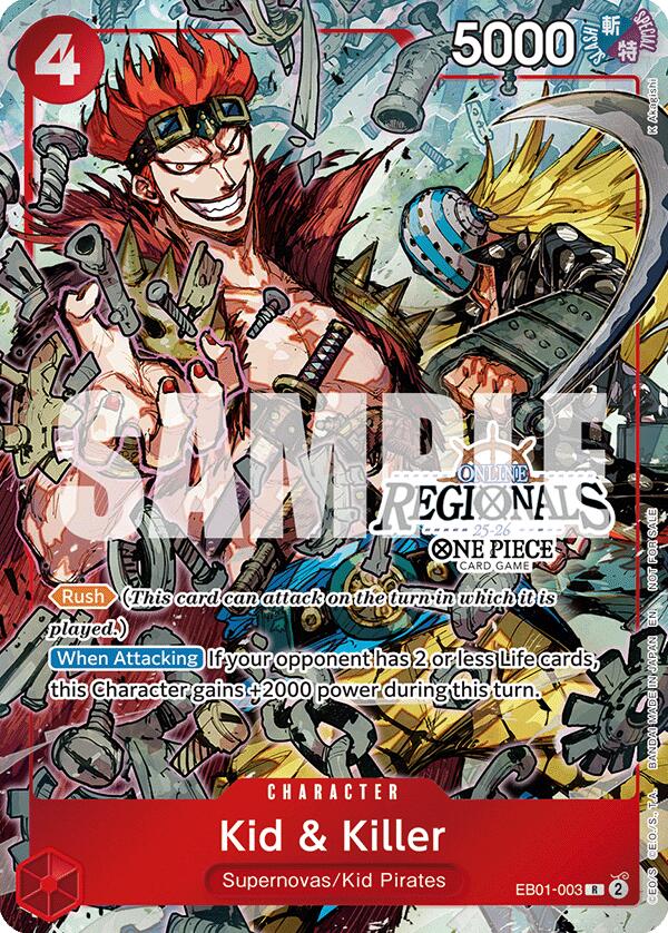 Kid & Killer (Online Regional Participation Pack 2025 Vol.2) [One Piece Promotion Cards] | Good Games North