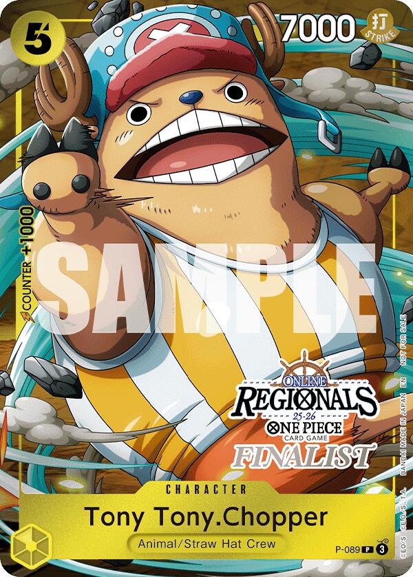 Tony Tony.Chopper (Online Regional Finalist Card Set 2025 Vol.2) [One Piece Promotion Cards] | Good Games North