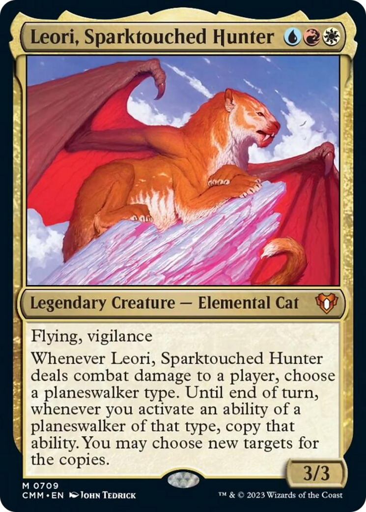 Leori, Sparktouched Hunter [Commander Masters] | Good Games North